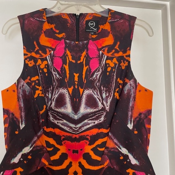 EUC Alexander McQueen McQ Colorful Exotic Dress - Picture 3 of 9
